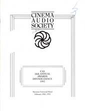 1992-CAS-Awards